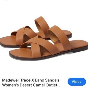 Madewell z band sandals size 7.5
